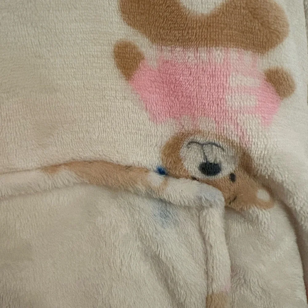 Cozy Bear Print Kids Pajamas - Picture 2 of 4